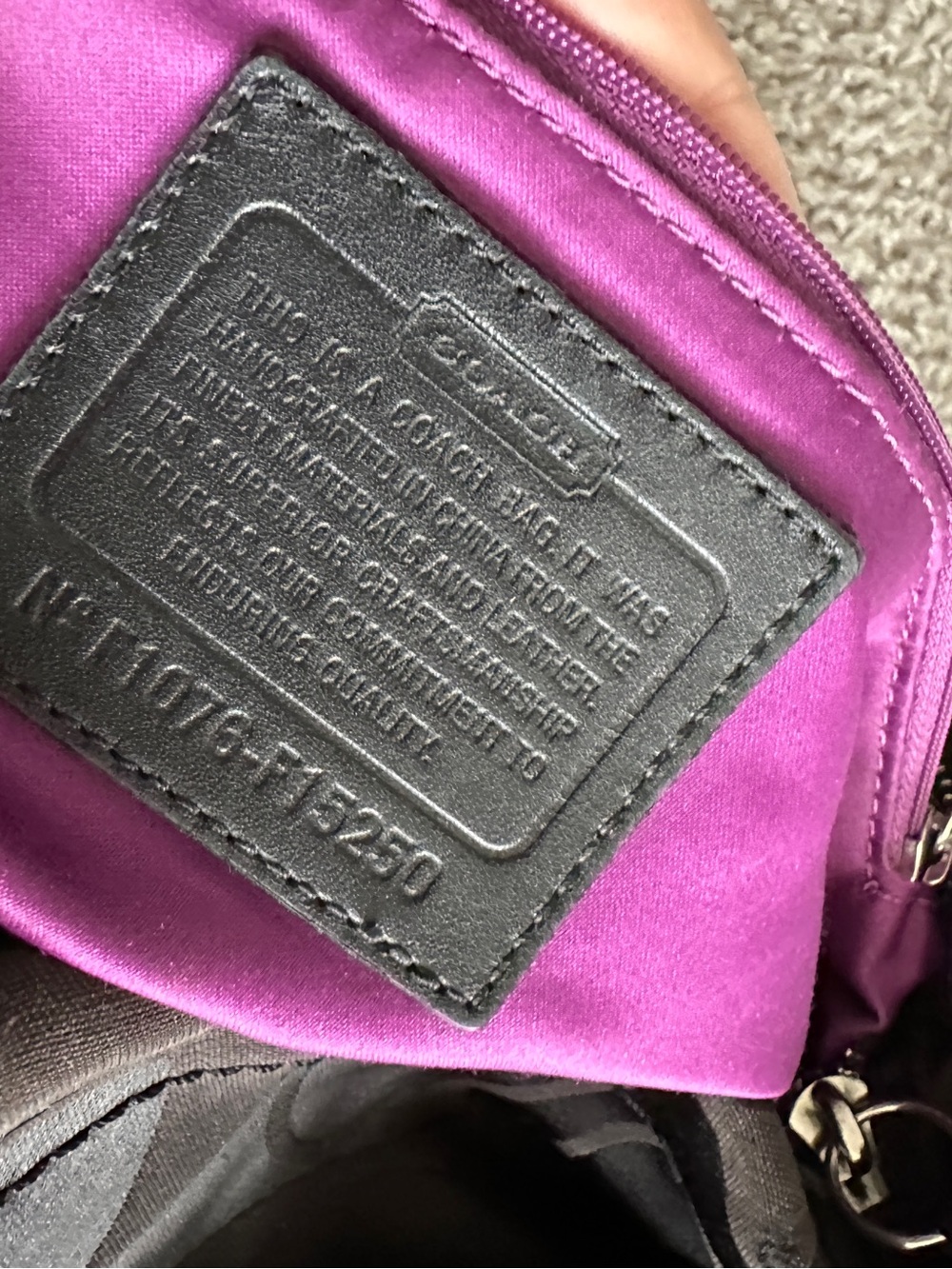 Vintage Coach Carly shoulder bag - Picture 7 of 7